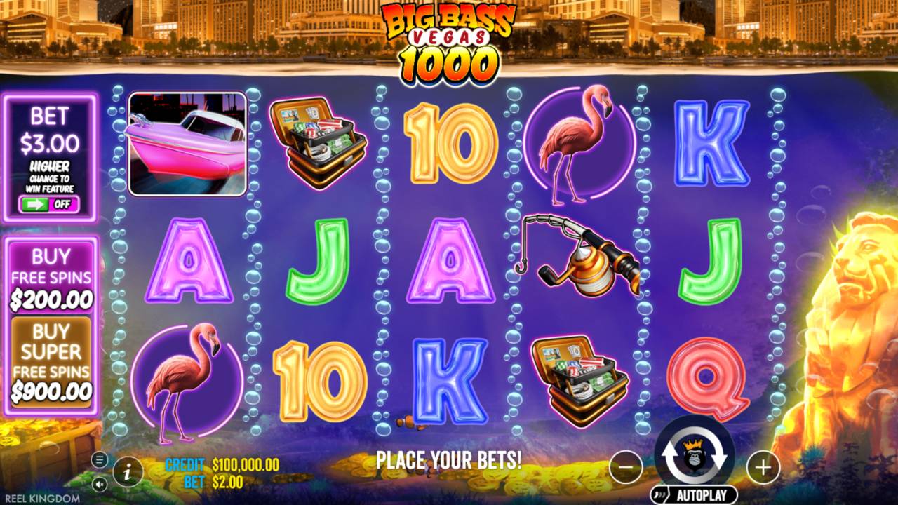 Big Bass Vegas 1000 (Pragmatic Play) Image 1